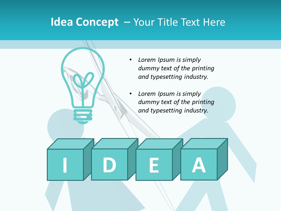 Scissors Law Canceling PowerPoint Template