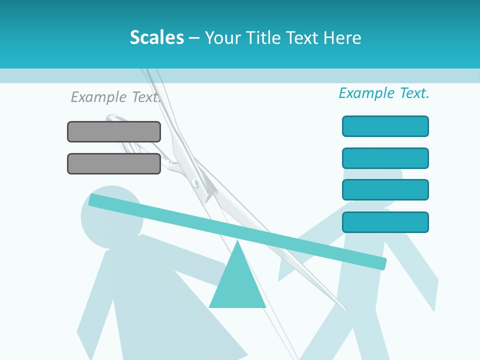 Scissors Law Canceling PowerPoint Template