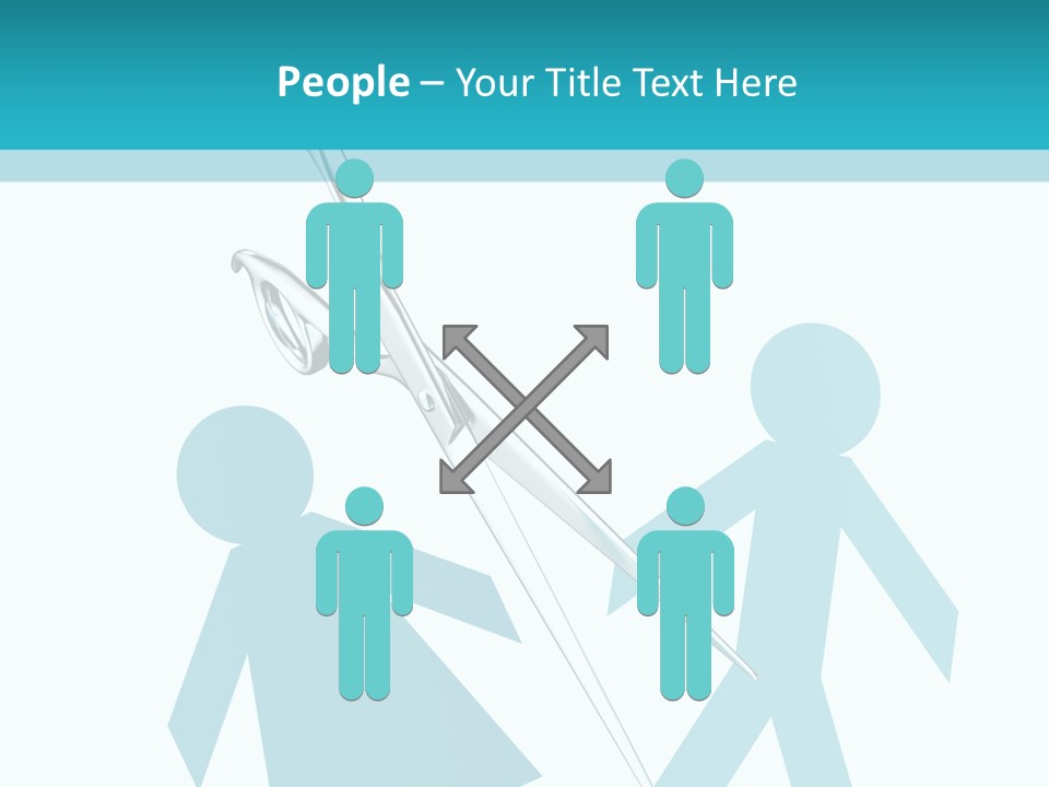 Scissors Law Canceling PowerPoint Template