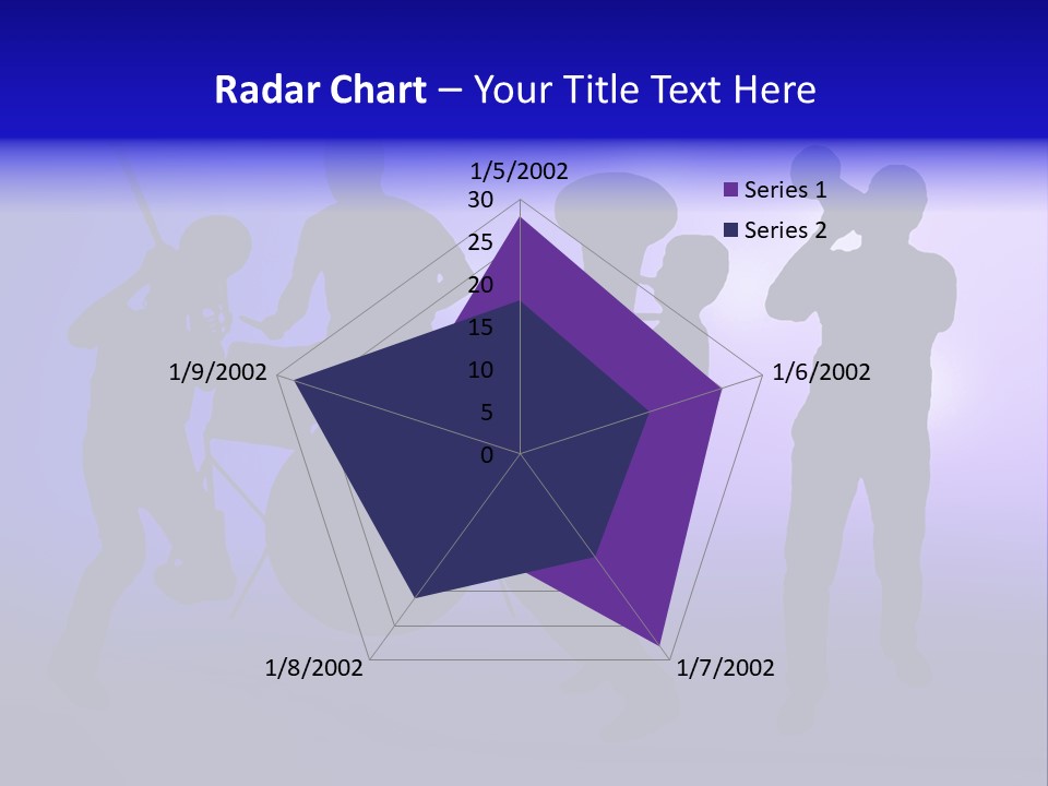 Dance Blue Party PowerPoint Template