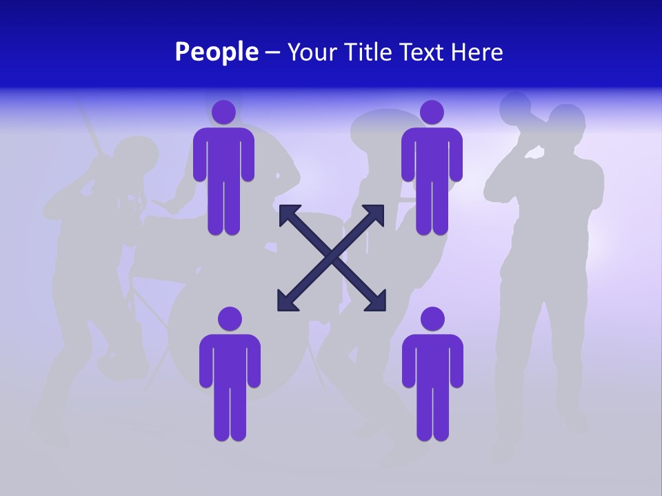 Dance Blue Party PowerPoint Template