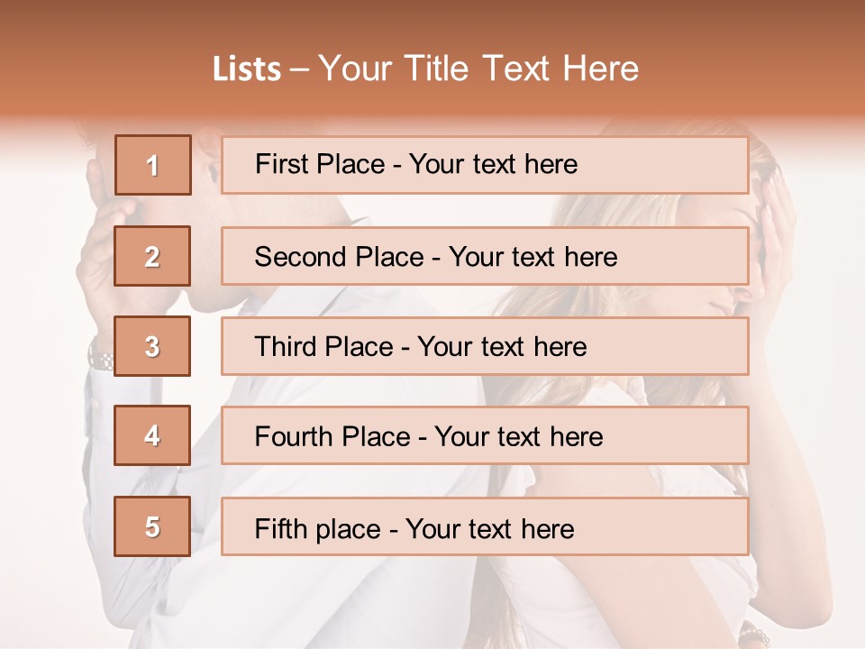 Young Adultery Passion PowerPoint Template