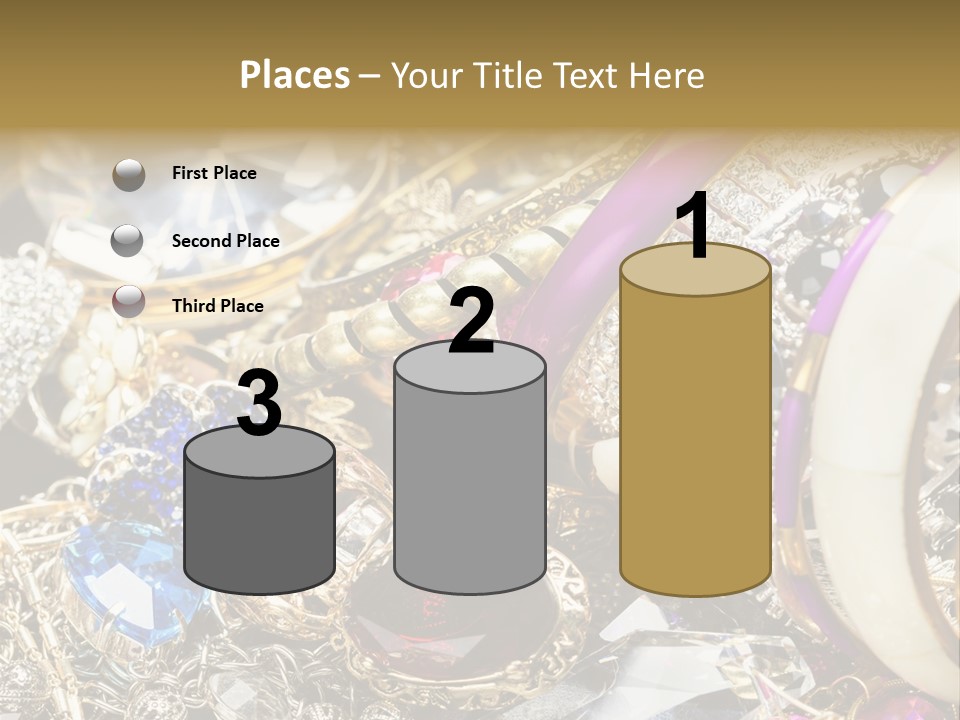 Gift Bangles Stack PowerPoint Template