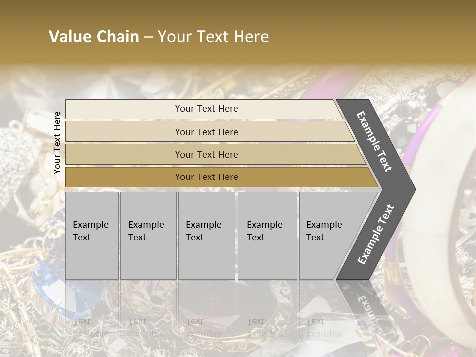 Gift Bangles Stack PowerPoint Template