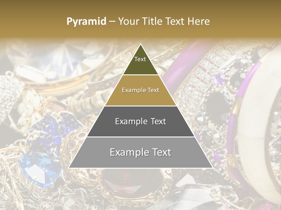 Gift Bangles Stack PowerPoint Template