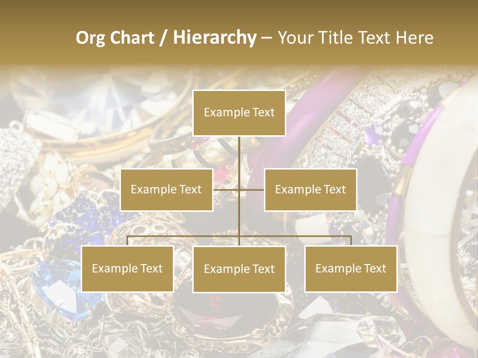 Gift Bangles Stack PowerPoint Template