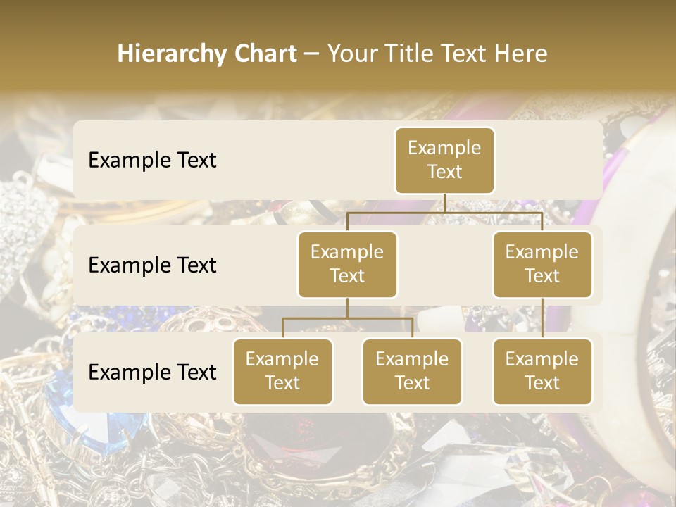 Gift Bangles Stack PowerPoint Template