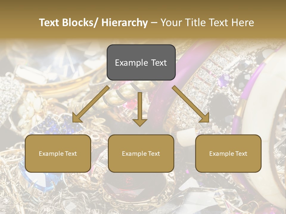 Gift Bangles Stack PowerPoint Template