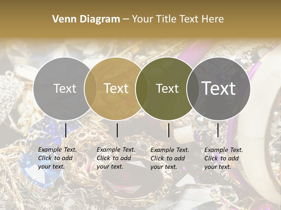 Gift Bangles Stack PowerPoint Template