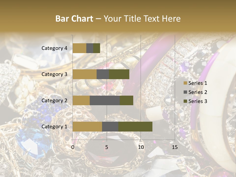 Gift Bangles Stack PowerPoint Template