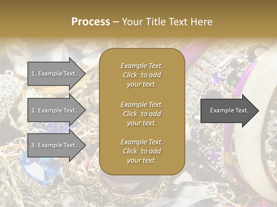 Gift Bangles Stack PowerPoint Template