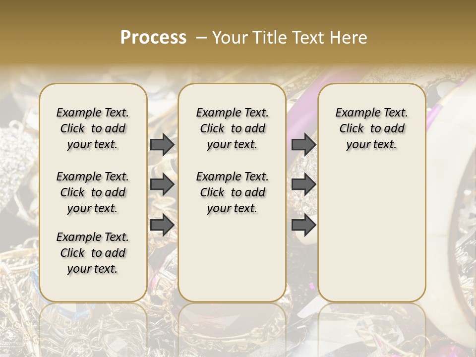 Gift Bangles Stack PowerPoint Template