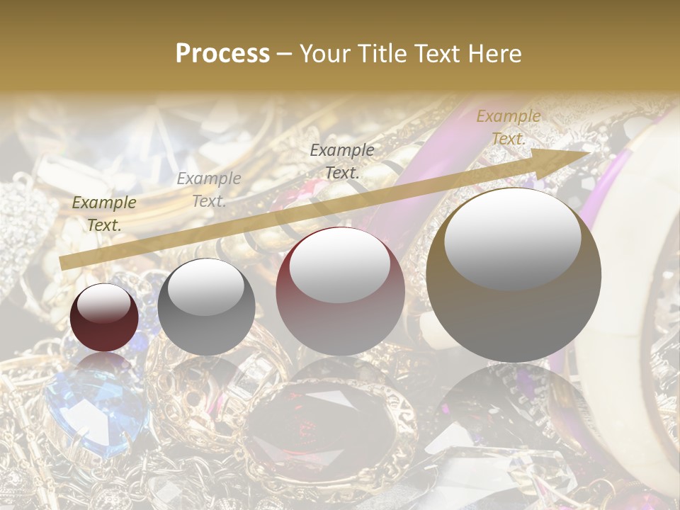 Gift Bangles Stack PowerPoint Template