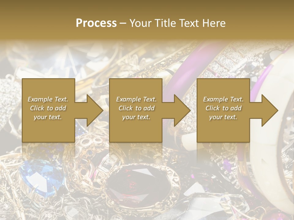 Gift Bangles Stack PowerPoint Template