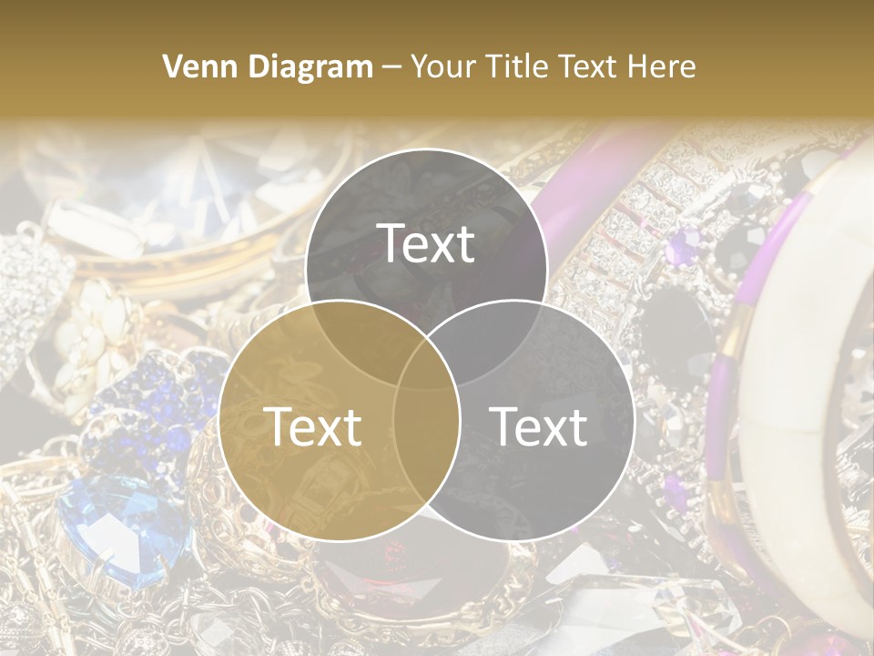 Gift Bangles Stack PowerPoint Template