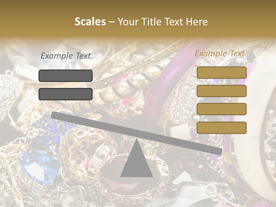 Gift Bangles Stack PowerPoint Template