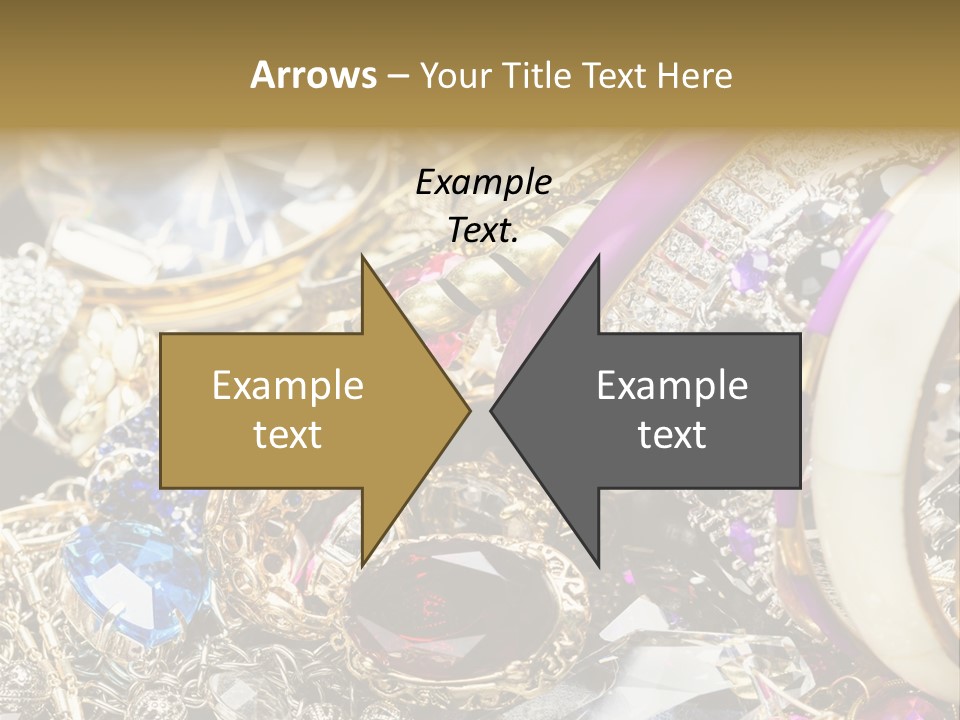 Gift Bangles Stack PowerPoint Template