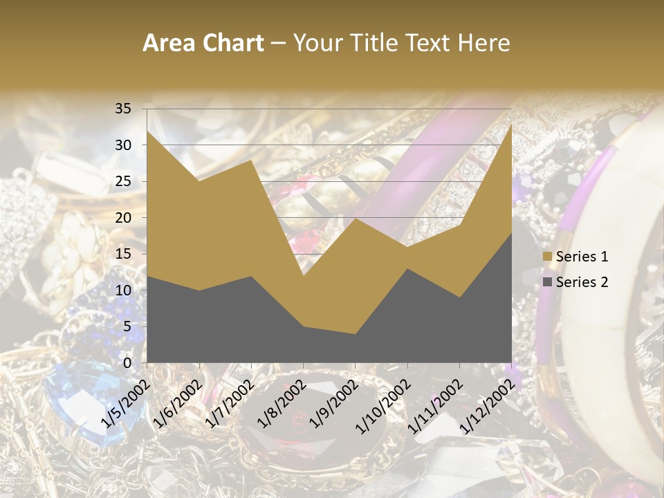 Gift Bangles Stack PowerPoint Template