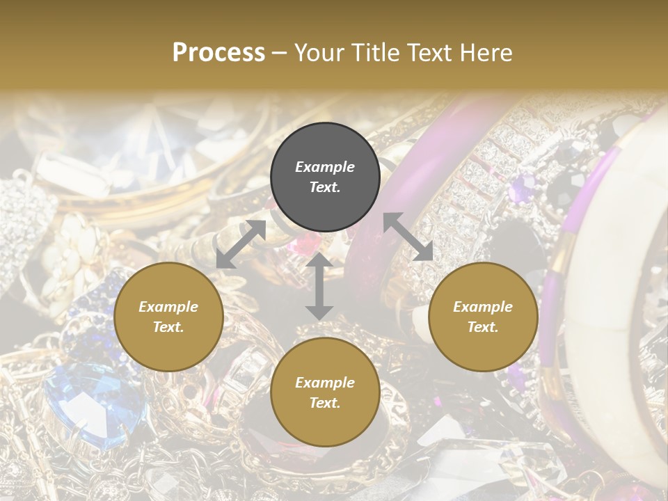 Gift Bangles Stack PowerPoint Template