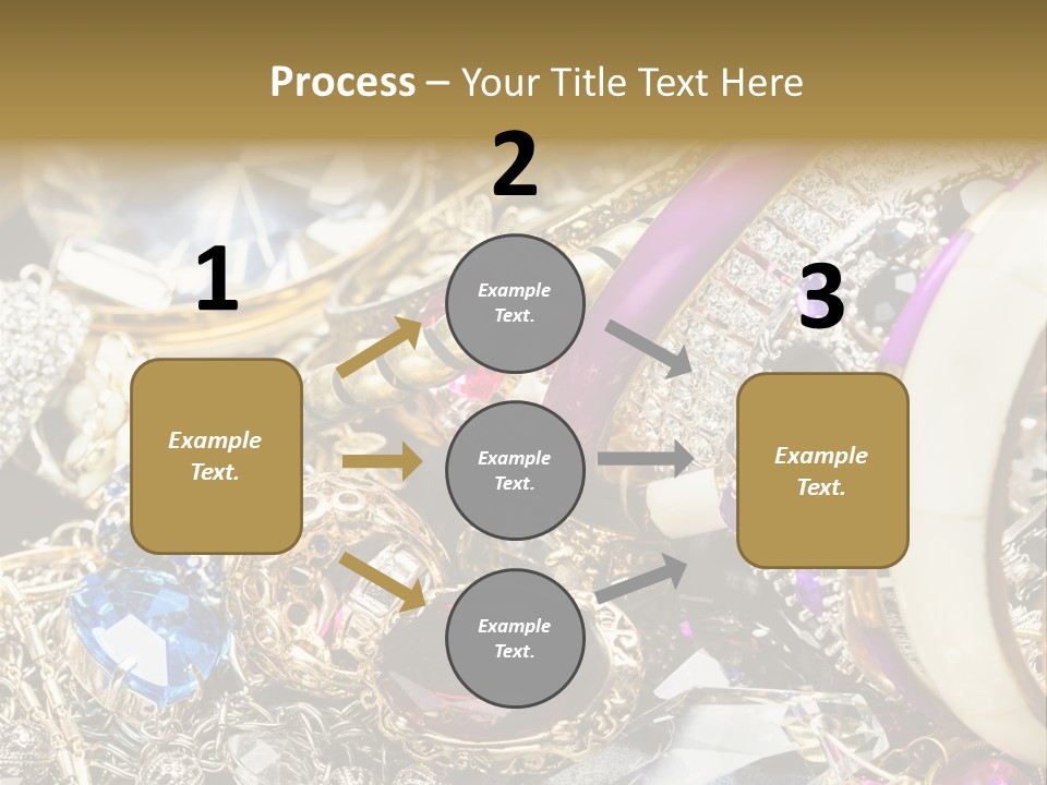 Gift Bangles Stack PowerPoint Template