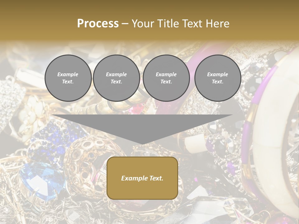 Gift Bangles Stack PowerPoint Template