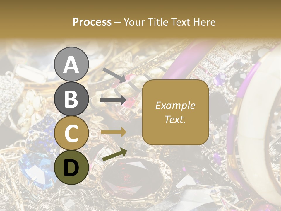 Gift Bangles Stack PowerPoint Template