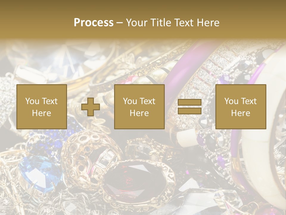 Gift Bangles Stack PowerPoint Template
