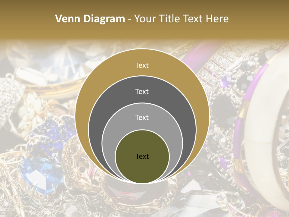 Gift Bangles Stack PowerPoint Template