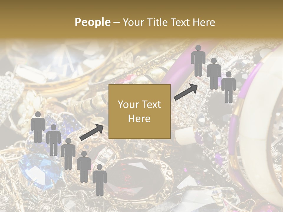 Gift Bangles Stack PowerPoint Template