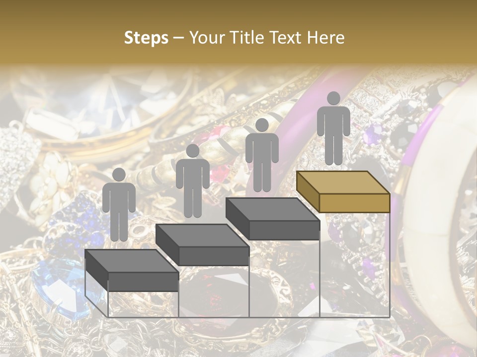 Gift Bangles Stack PowerPoint Template