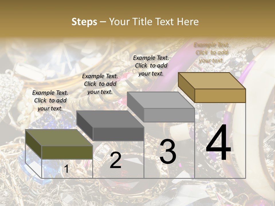 Gift Bangles Stack PowerPoint Template