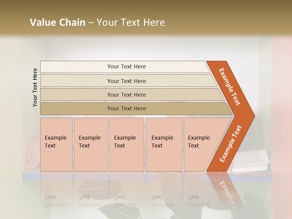 A Young Girl Is Sleeping On A Shelf With Books PowerPoint Template