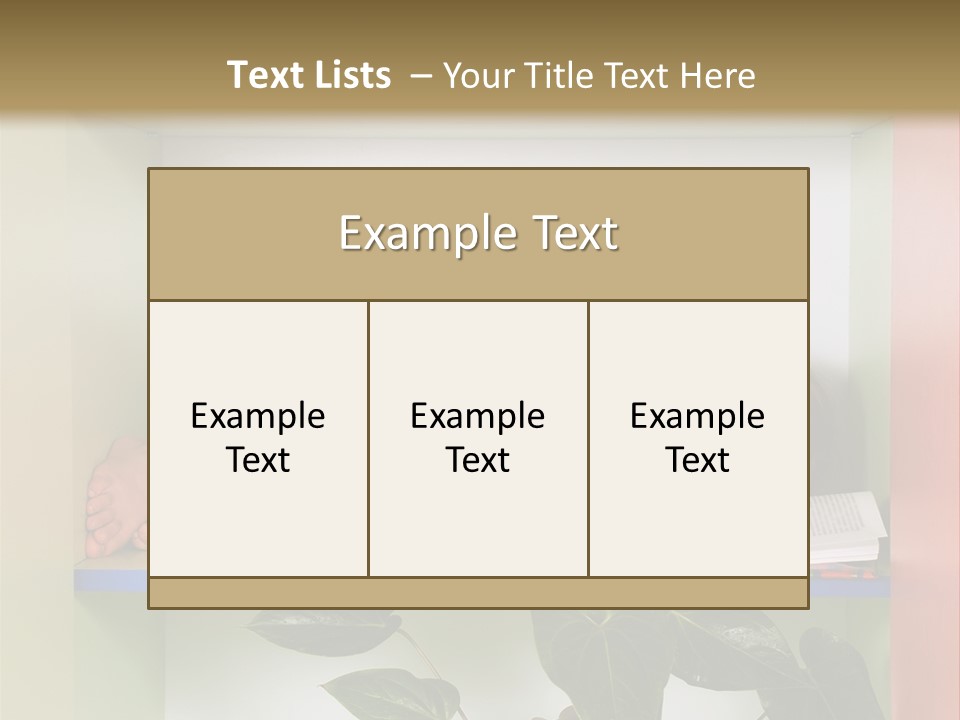 A Young Girl Is Sleeping On A Shelf With Books PowerPoint Template