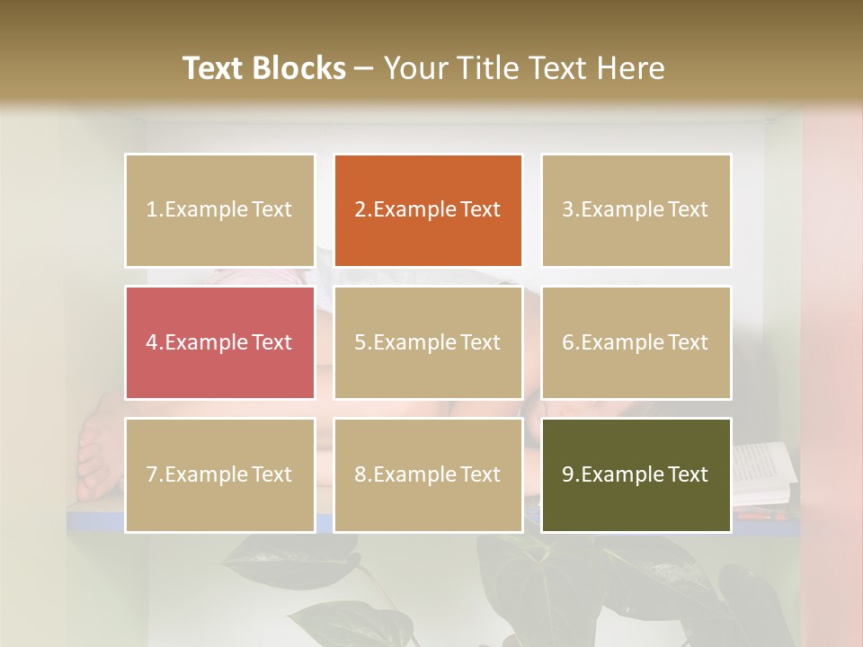 A Young Girl Is Sleeping On A Shelf With Books PowerPoint Template