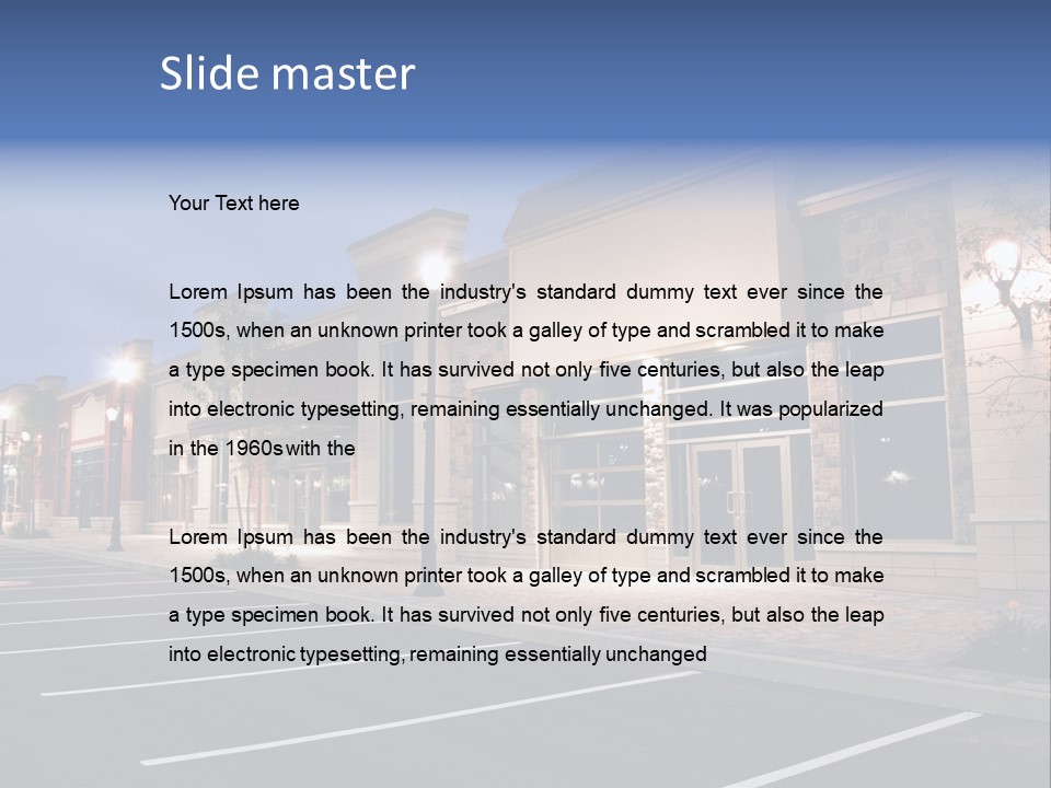 Eye Surgery Hospital Beam PowerPoint Template