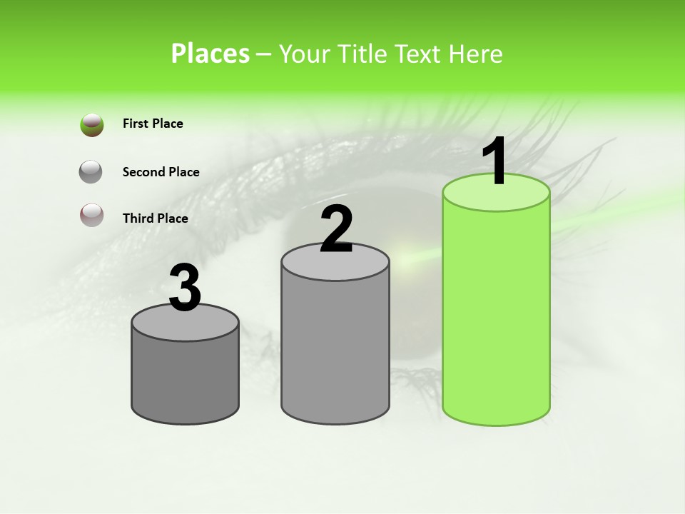 Eye Surgery Hospital Beam PowerPoint Template