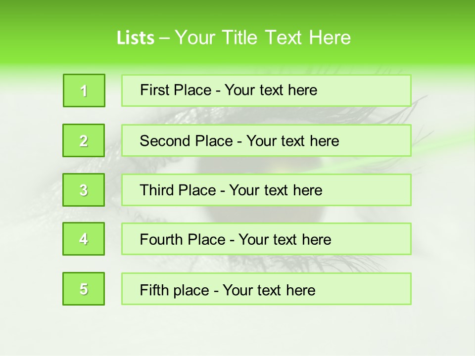 Eye Surgery Hospital Beam PowerPoint Template