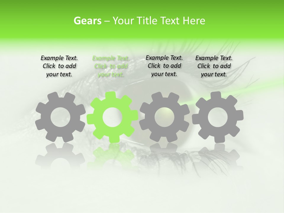 Eye Surgery Hospital Beam PowerPoint Template