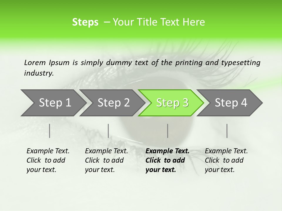 Eye Surgery Hospital Beam PowerPoint Template