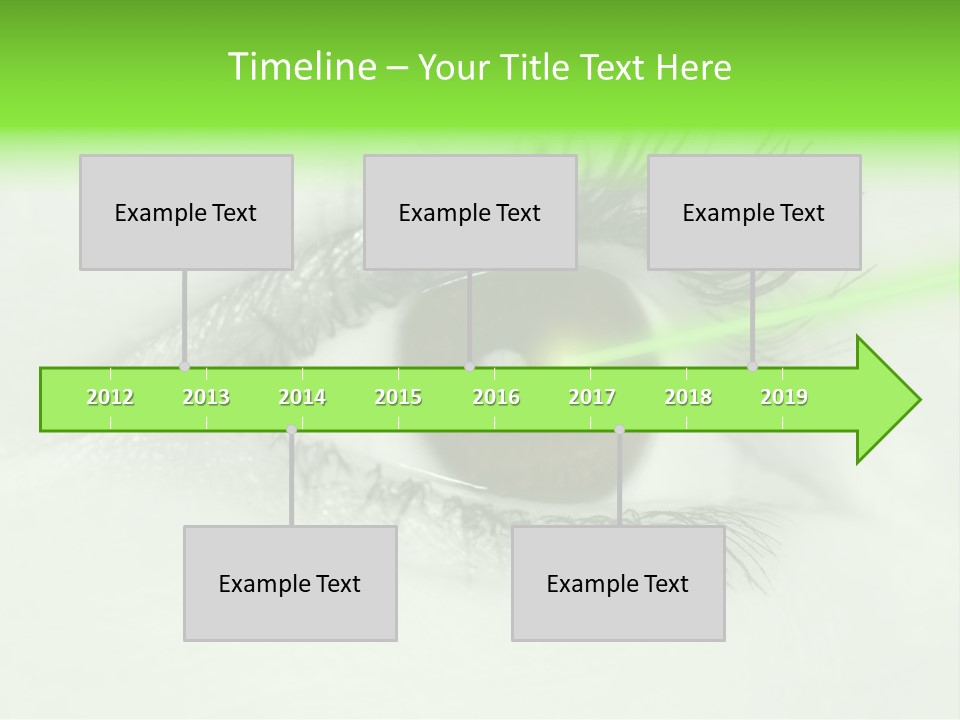 Eye Surgery Hospital Beam PowerPoint Template
