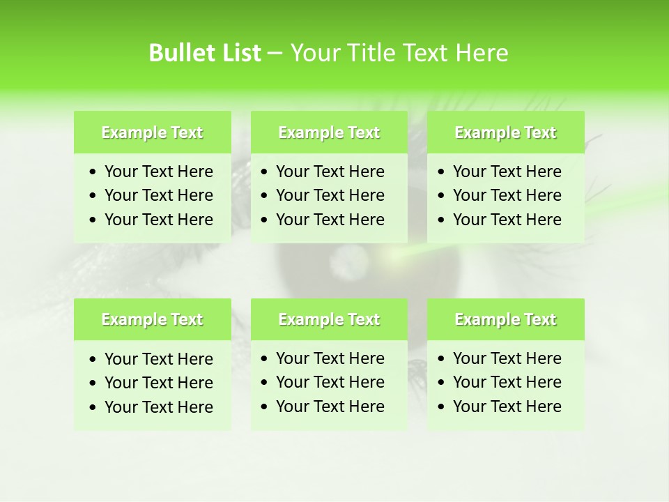 Eye Surgery Hospital Beam PowerPoint Template