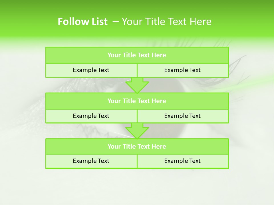 Eye Surgery Hospital Beam PowerPoint Template