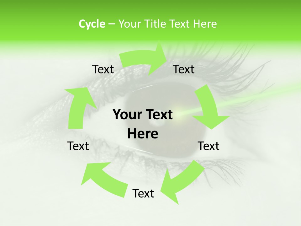 Eye Surgery Hospital Beam PowerPoint Template