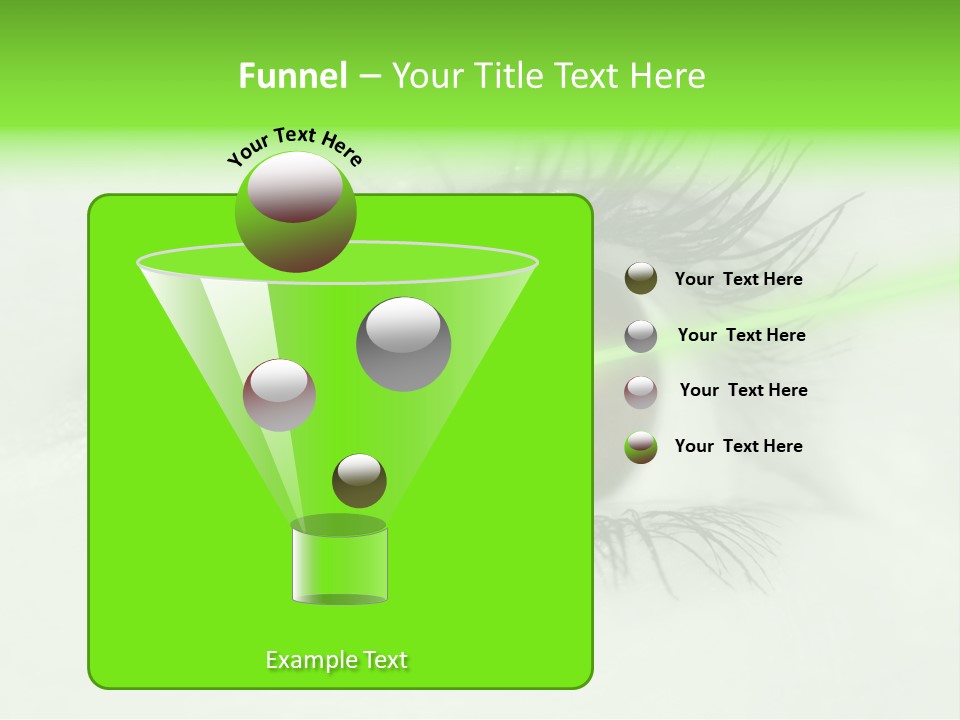 Eye Surgery Hospital Beam PowerPoint Template