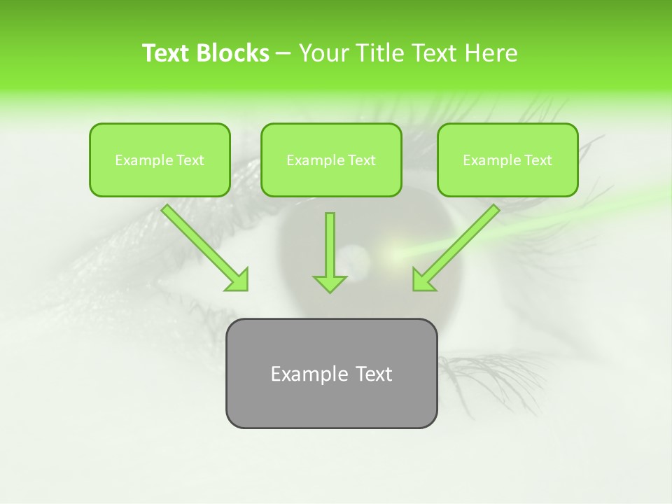 Eye Surgery Hospital Beam PowerPoint Template