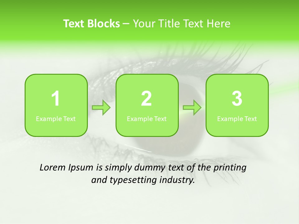 Eye Surgery Hospital Beam PowerPoint Template