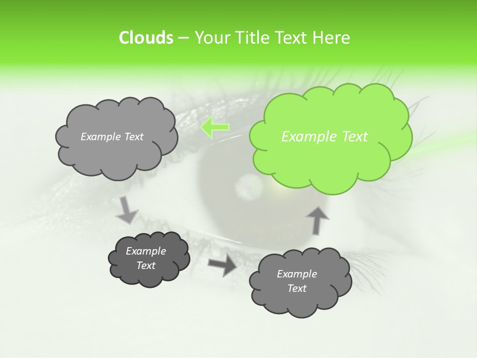 Eye Surgery Hospital Beam PowerPoint Template