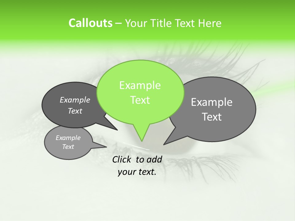 Eye Surgery Hospital Beam PowerPoint Template