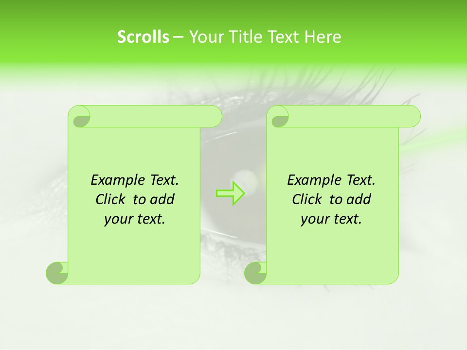 Eye Surgery Hospital Beam PowerPoint Template