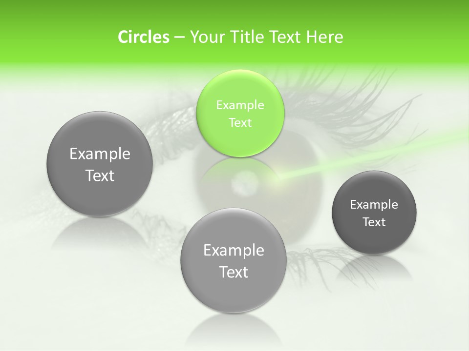 Eye Surgery Hospital Beam PowerPoint Template